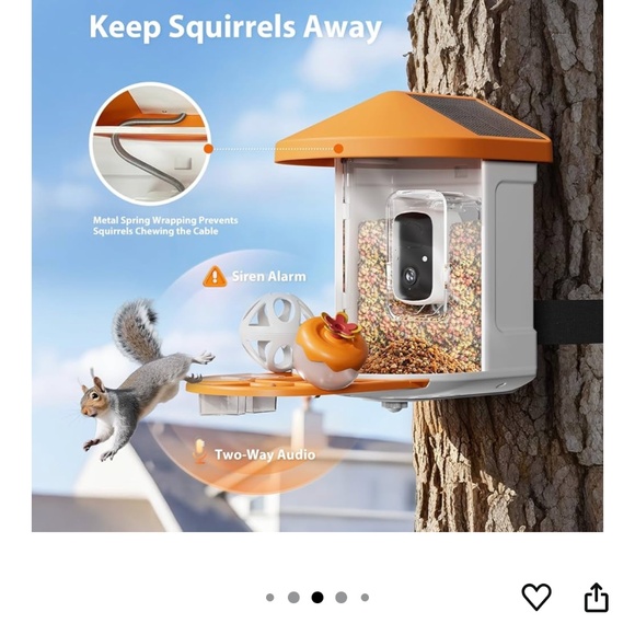 NWT Pippishell bird feeder with camera - Picture 6 of 8